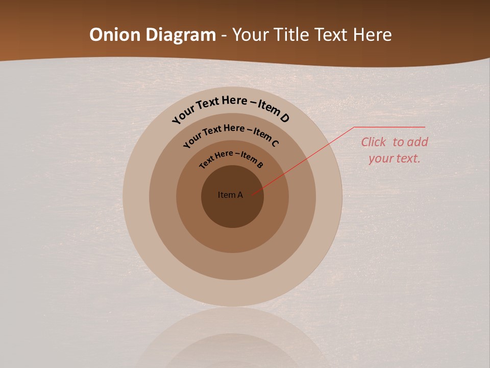 Sign Image Brown PowerPoint Template