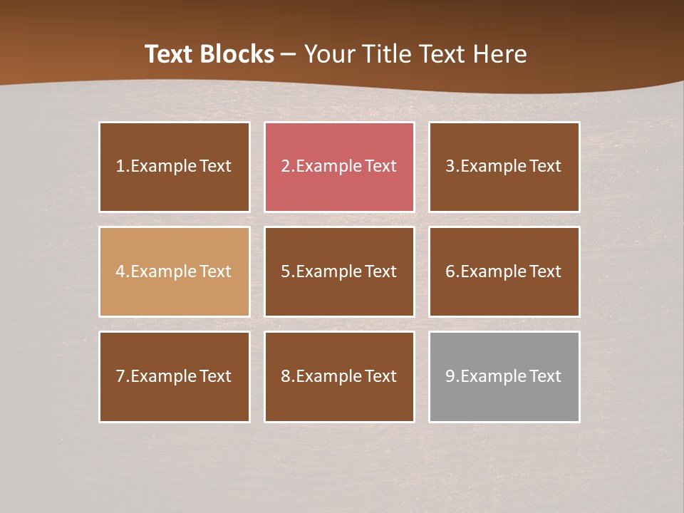 Sign Image Brown PowerPoint Template