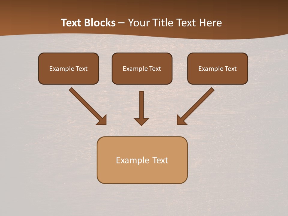 Sign Image Brown PowerPoint Template