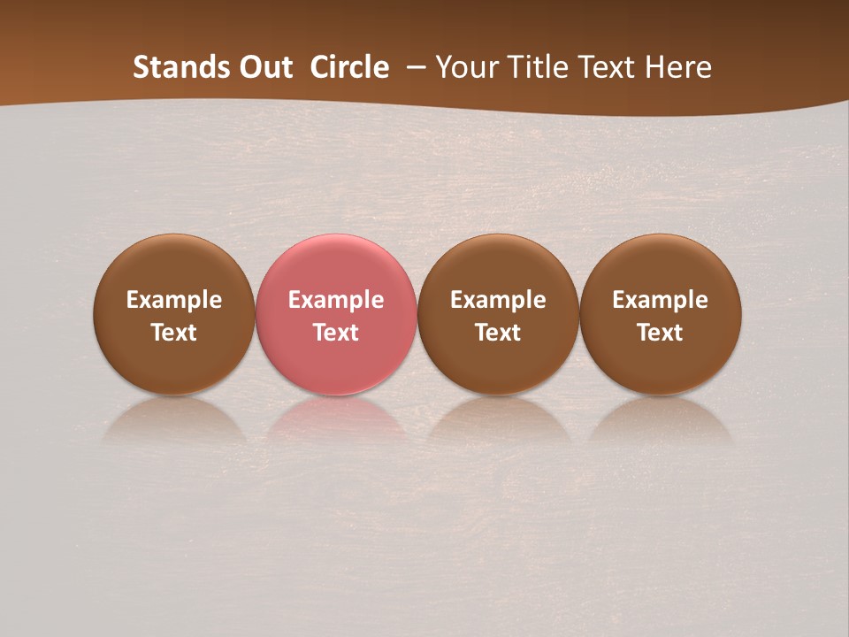 Sign Image Brown PowerPoint Template