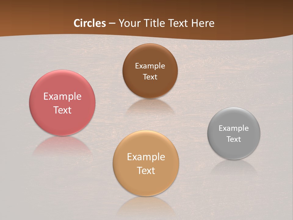 Sign Image Brown PowerPoint Template