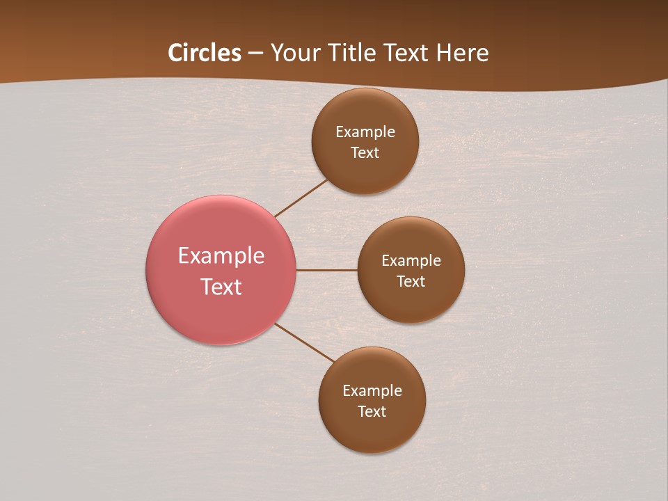 Sign Image Brown PowerPoint Template