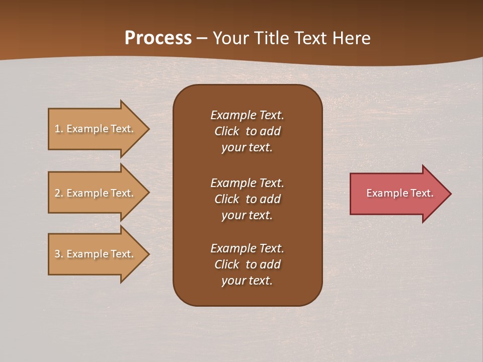 Sign Image Brown PowerPoint Template