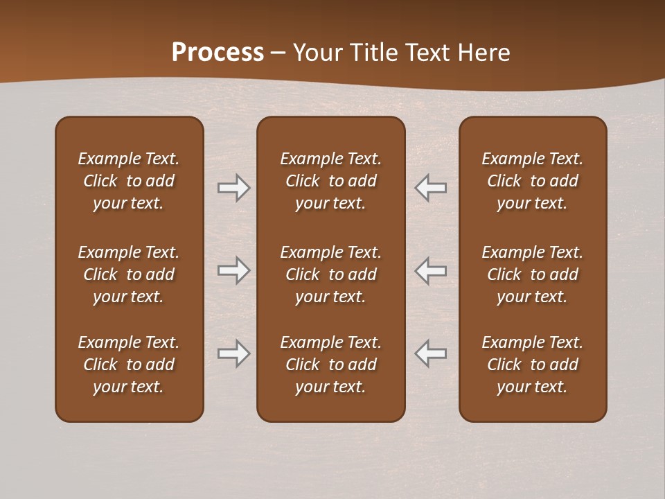 Sign Image Brown PowerPoint Template