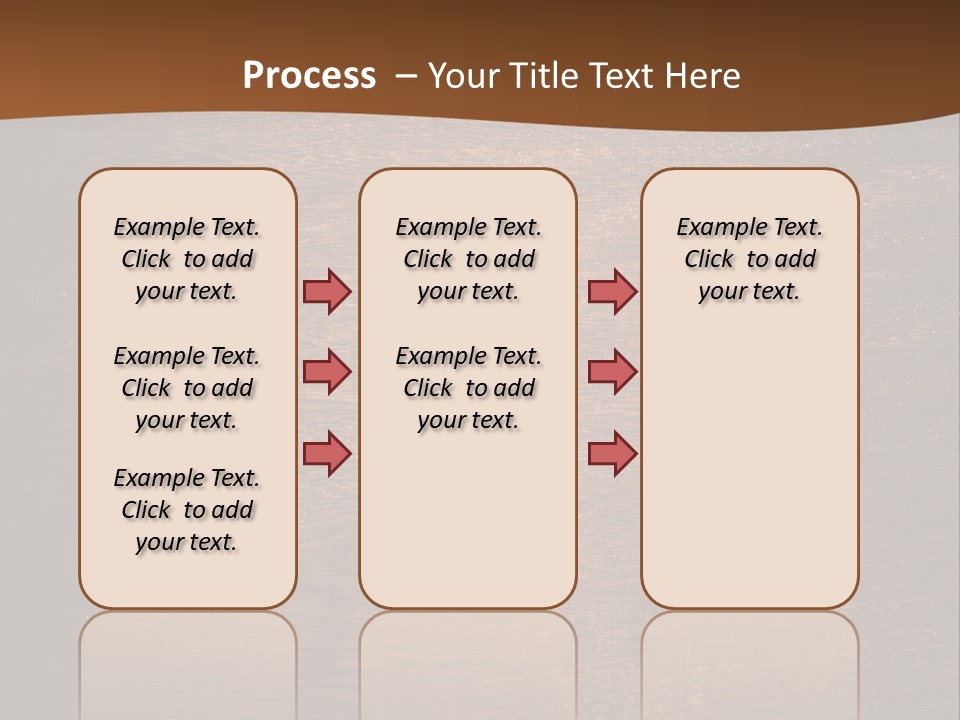 Sign Image Brown PowerPoint Template