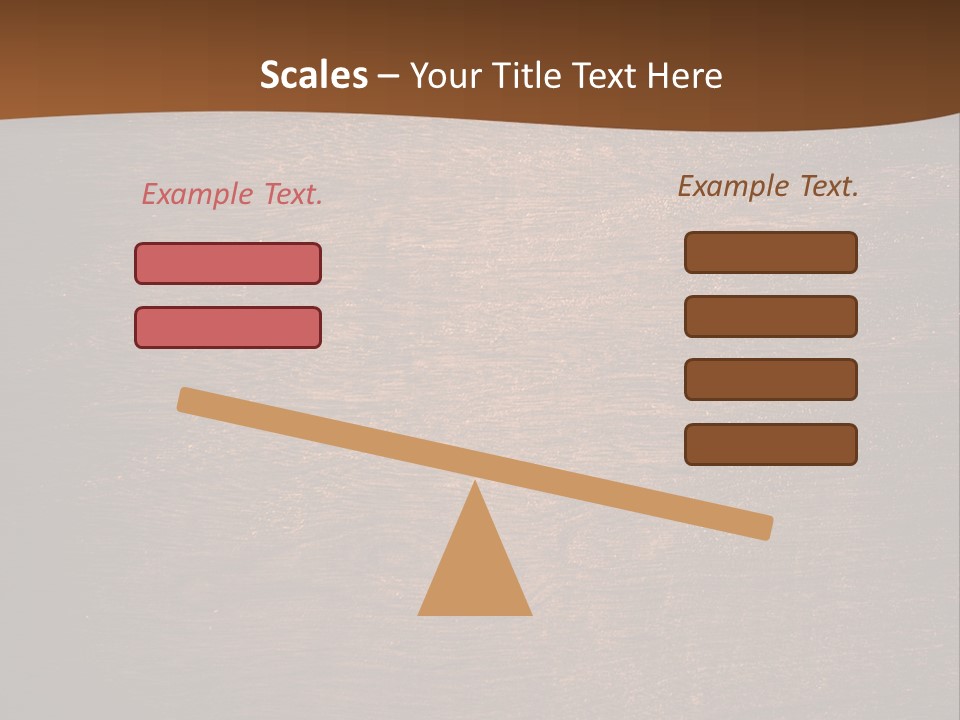 Sign Image Brown PowerPoint Template