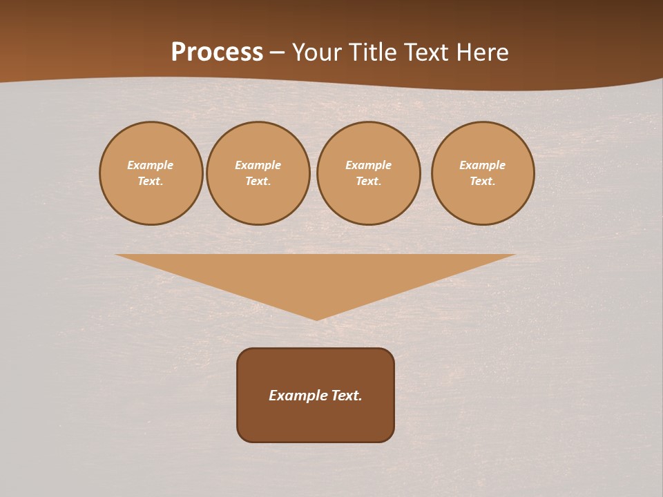 Sign Image Brown PowerPoint Template
