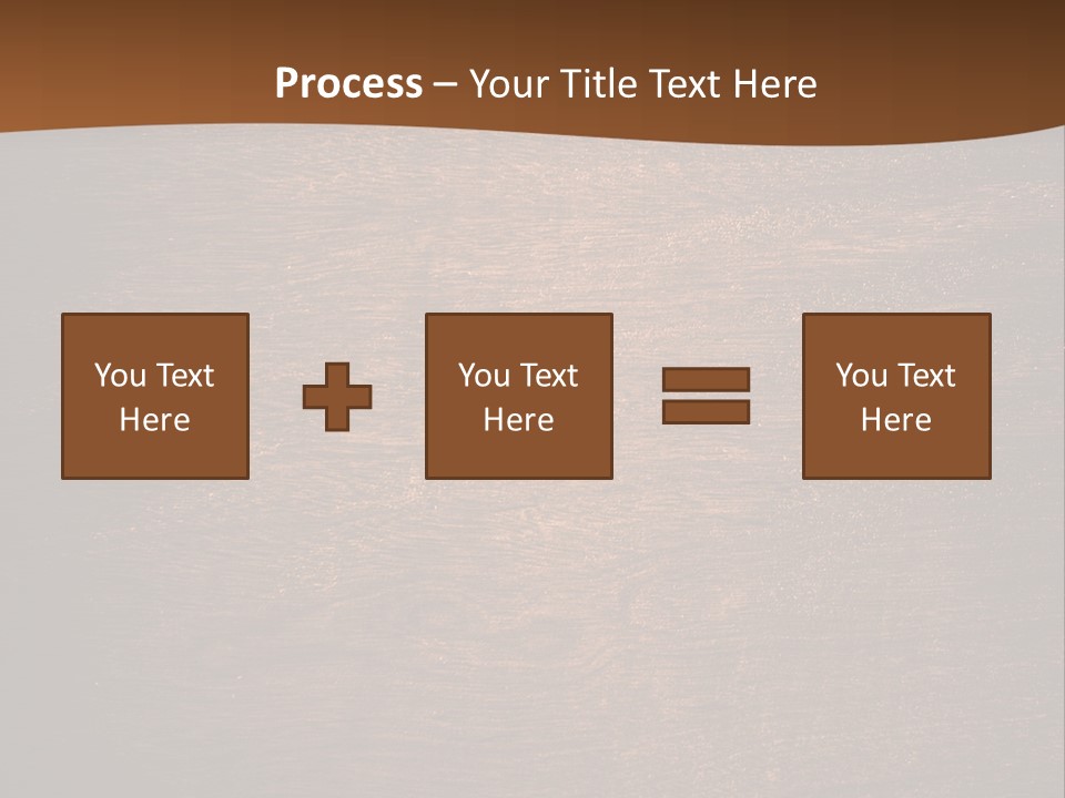 Sign Image Brown PowerPoint Template