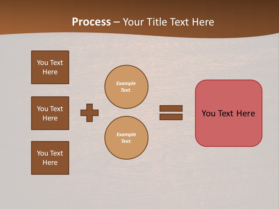 Sign Image Brown PowerPoint Template