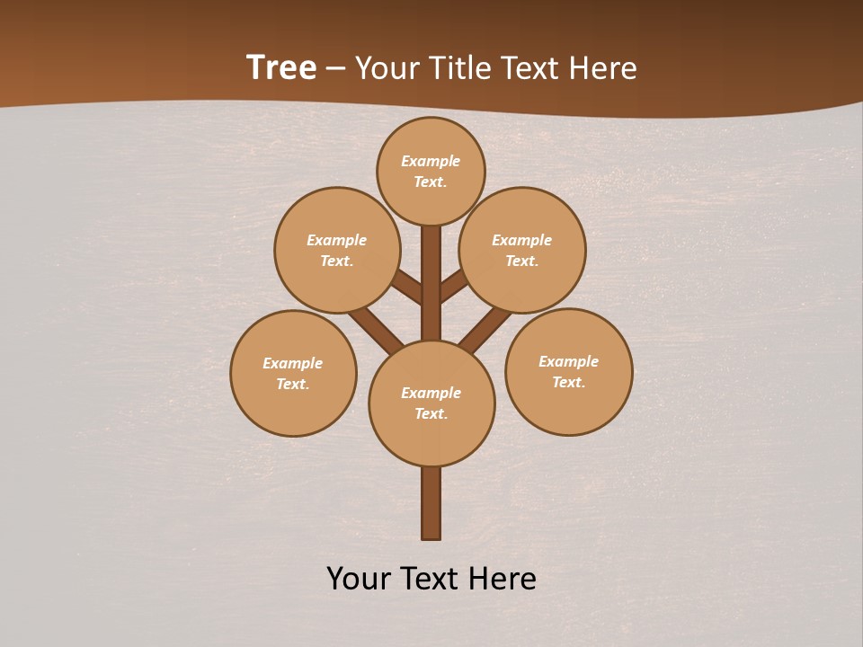 Sign Image Brown PowerPoint Template