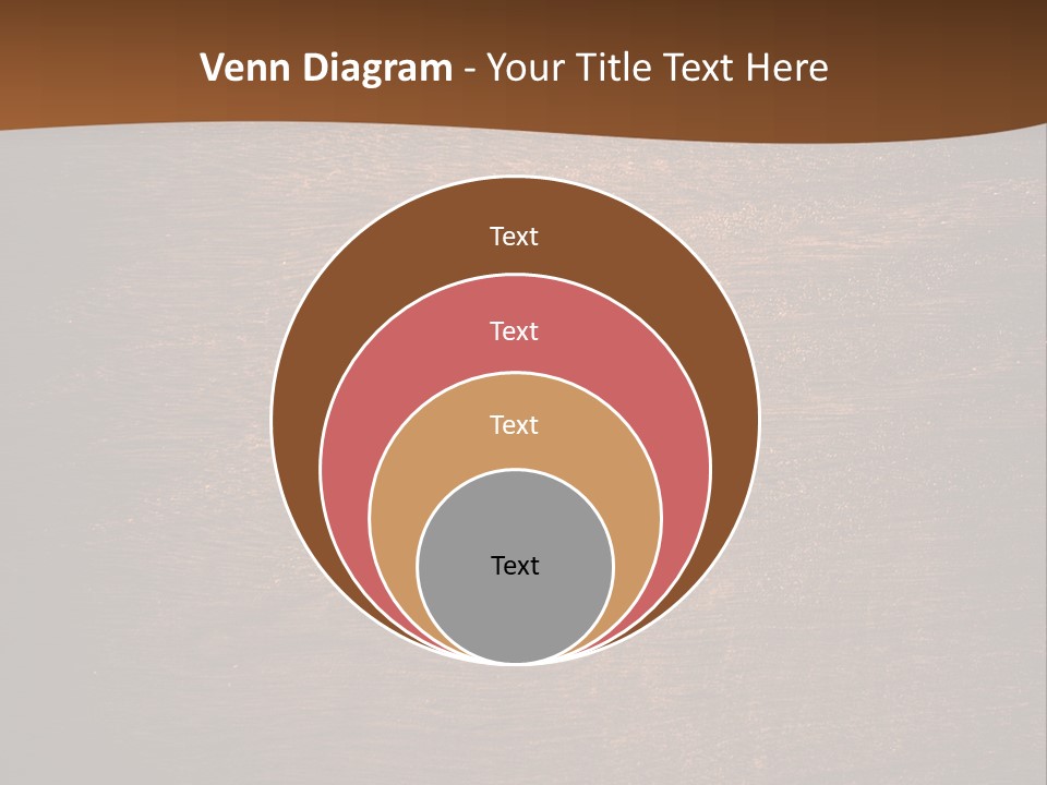 Sign Image Brown PowerPoint Template