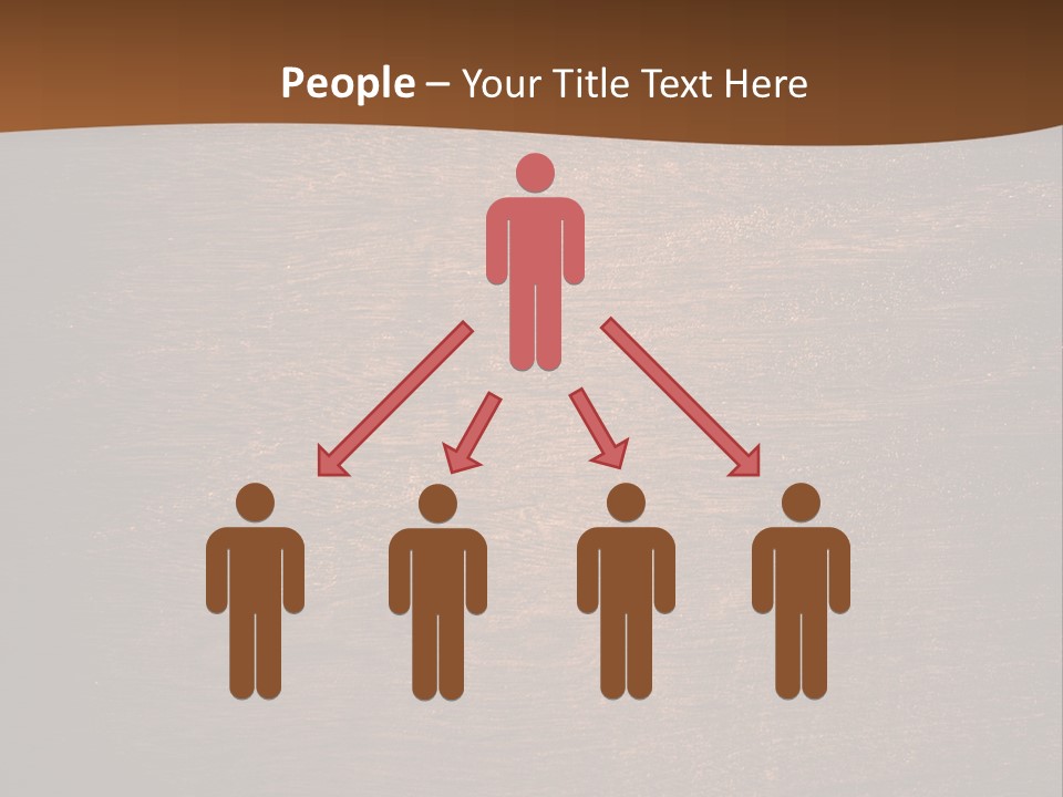 Sign Image Brown PowerPoint Template