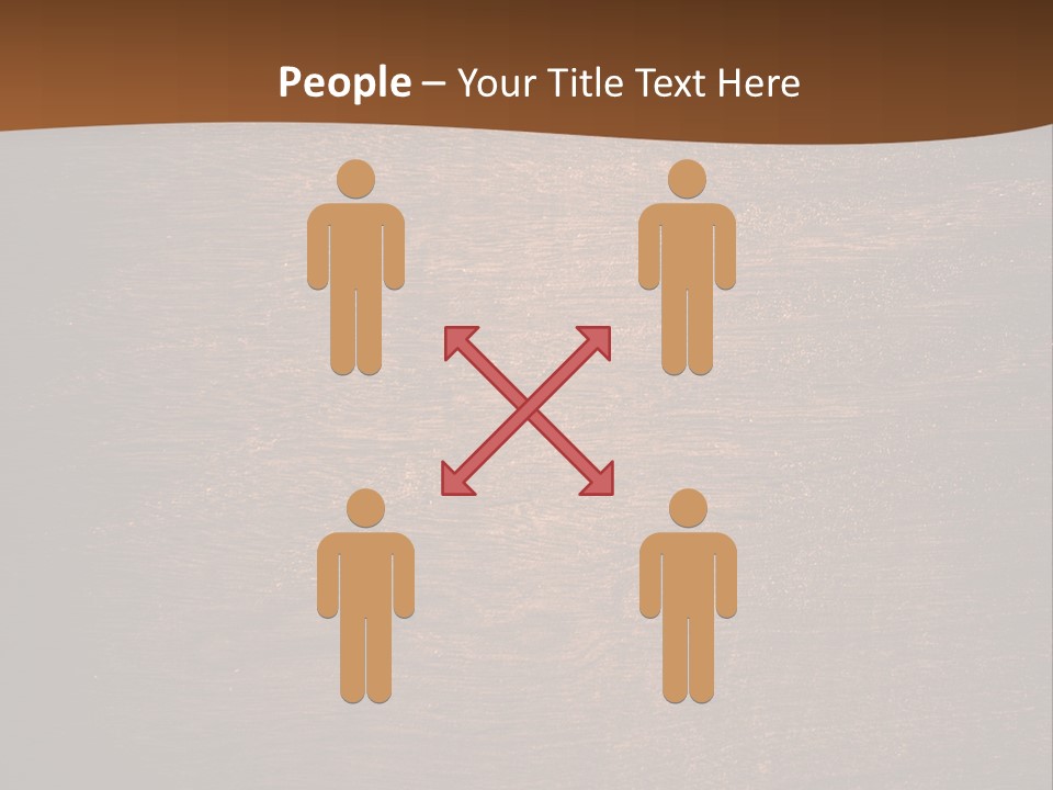Sign Image Brown PowerPoint Template
