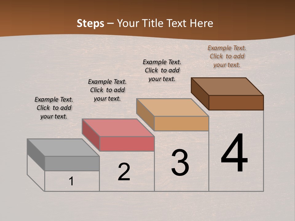 Sign Image Brown PowerPoint Template