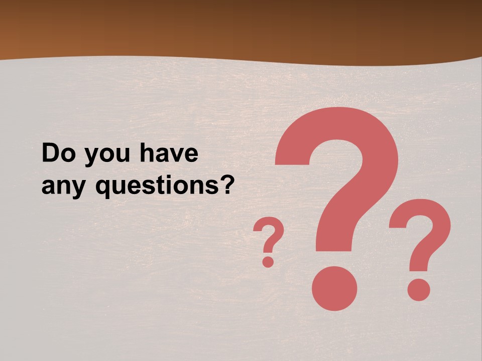 Sign Image Brown PowerPoint Template