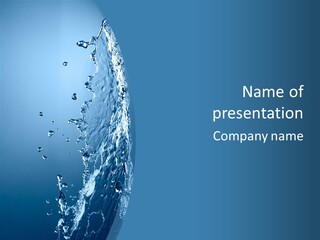 Splash Image Download PowerPoint Template
