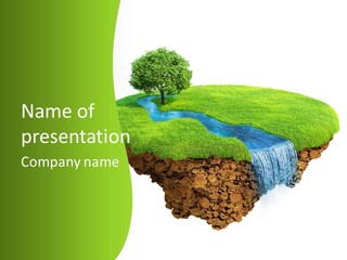 Island Planet PowerPoint Template