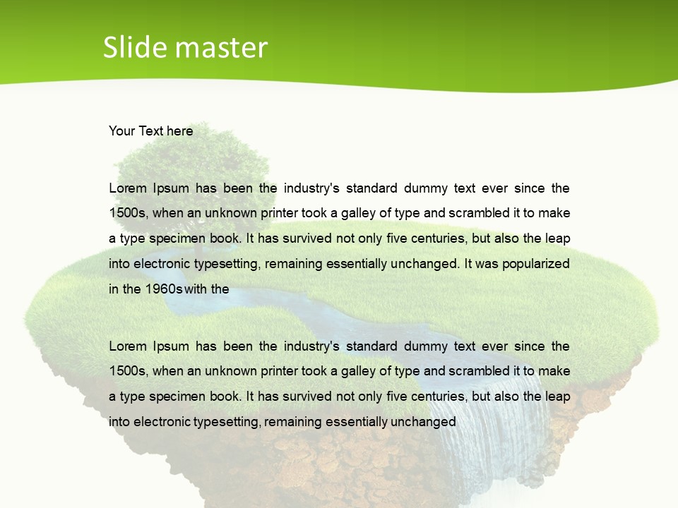 Island Planet PowerPoint Template