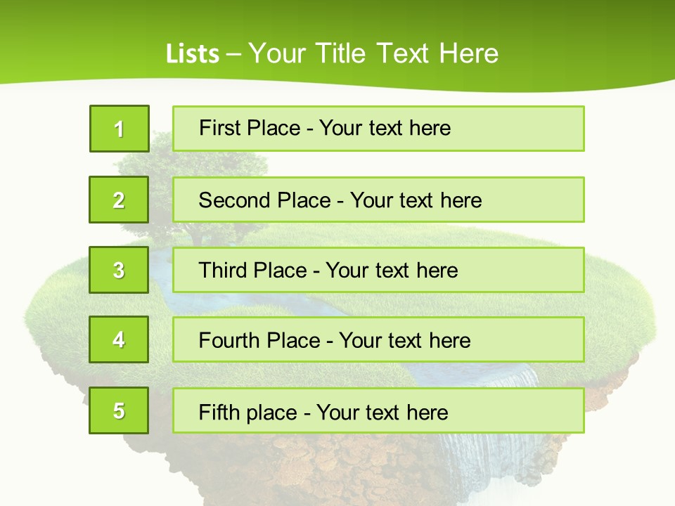Island Planet PowerPoint Template