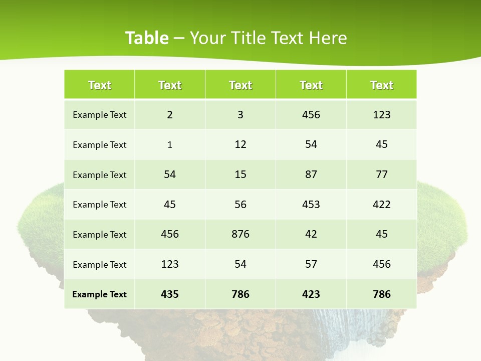 Island Planet PowerPoint Template