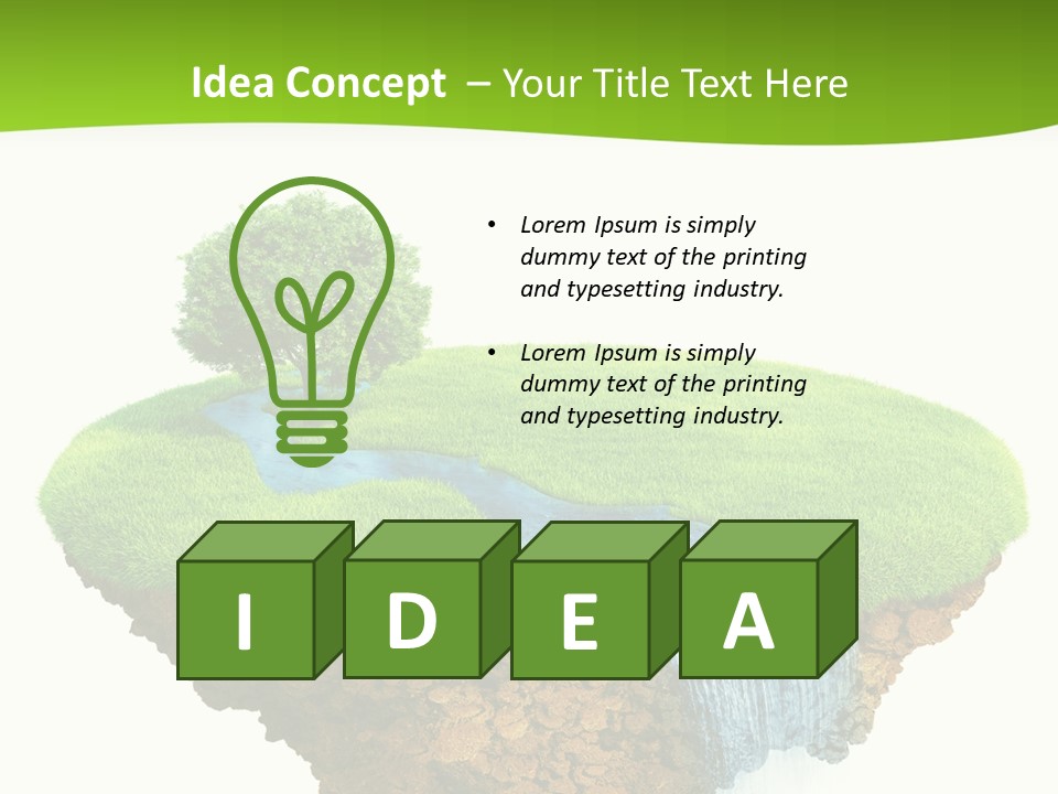 Island Planet PowerPoint Template