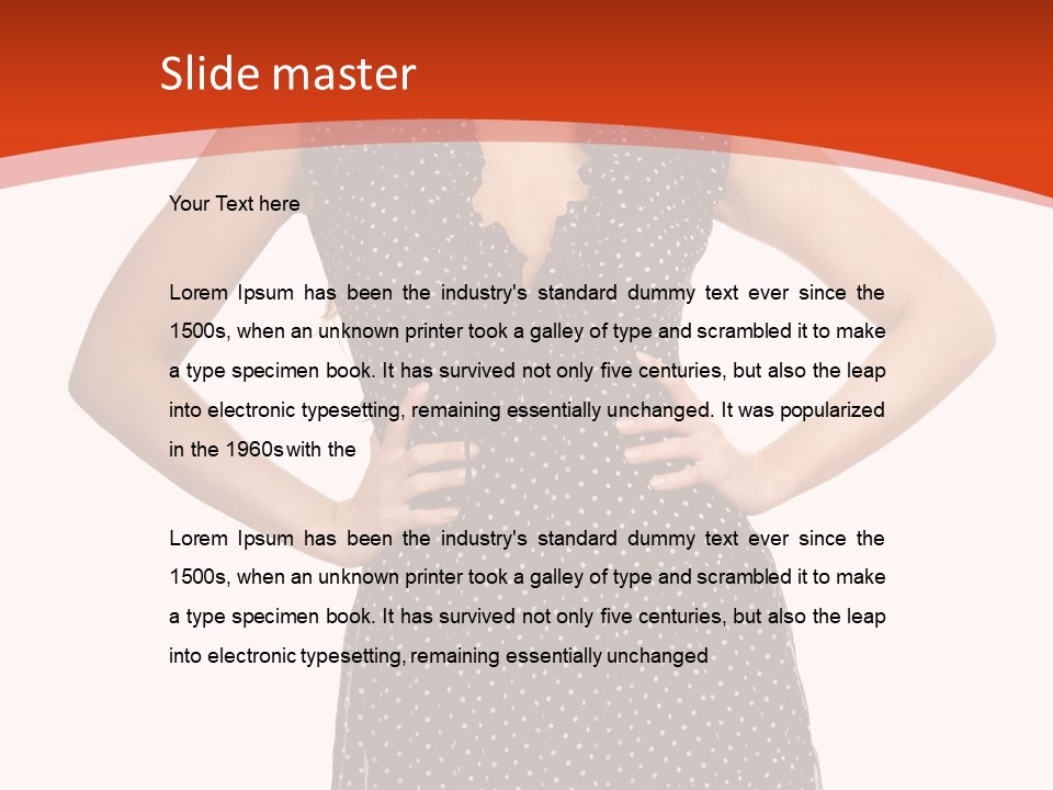 People Attractive Face PowerPoint Template