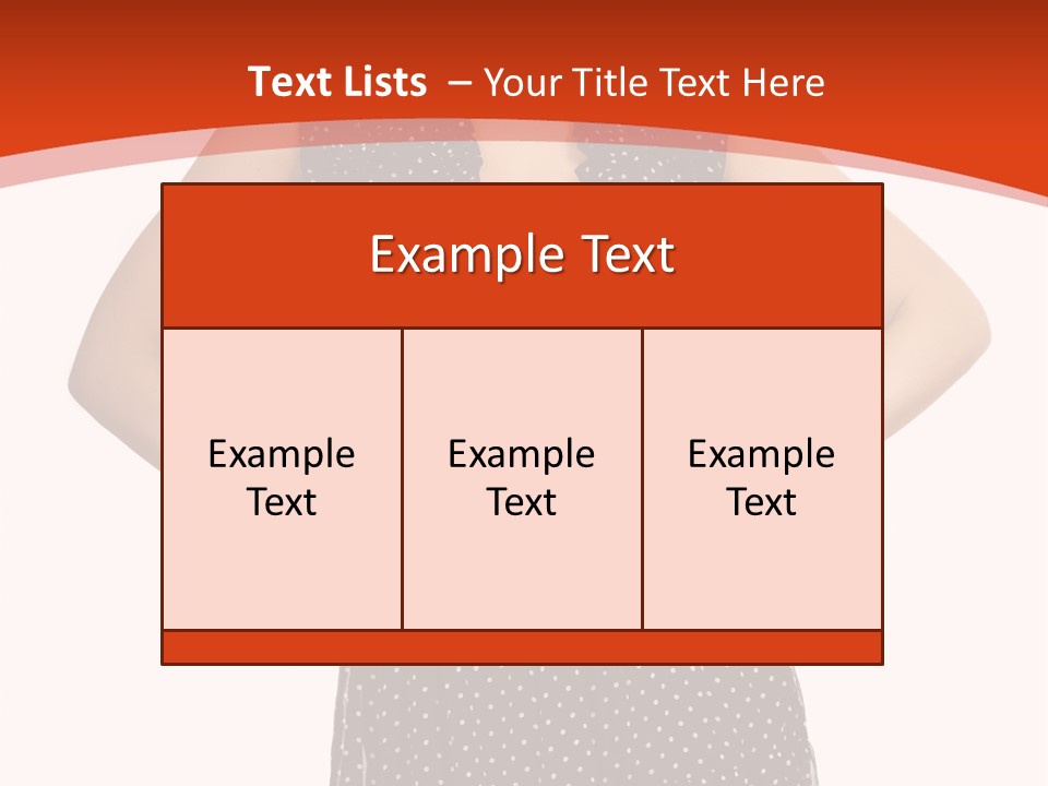 People Attractive Face PowerPoint Template