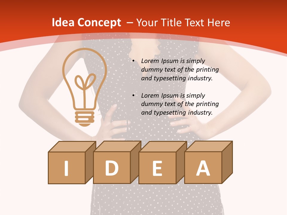 People Attractive Face PowerPoint Template