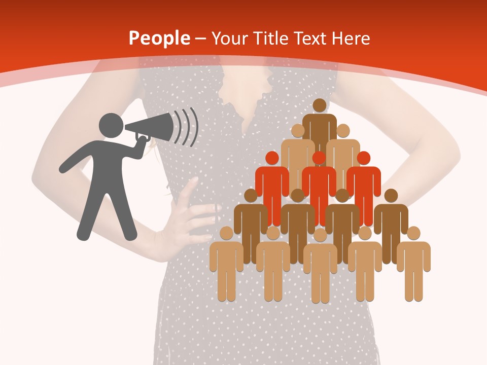 People Attractive Face PowerPoint Template