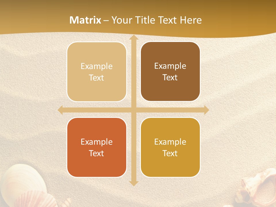 Sand Shells PowerPoint Template