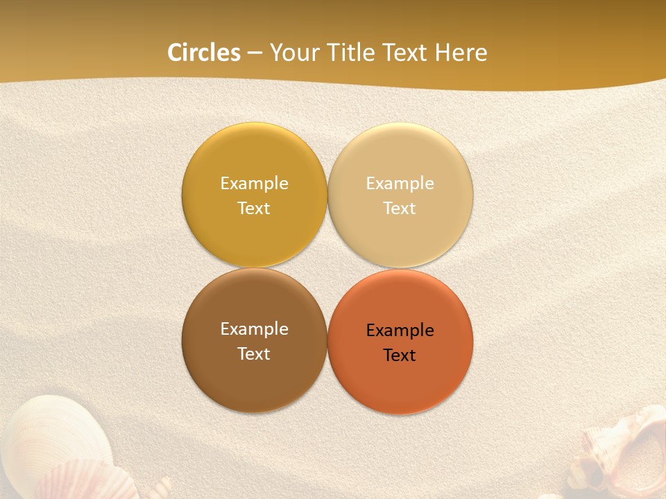 Sand Shells PowerPoint Template