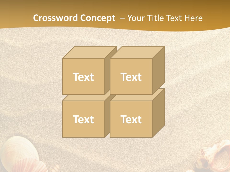 Sand Shells PowerPoint Template