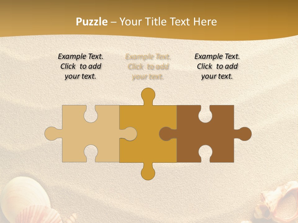 Sand Shells PowerPoint Template
