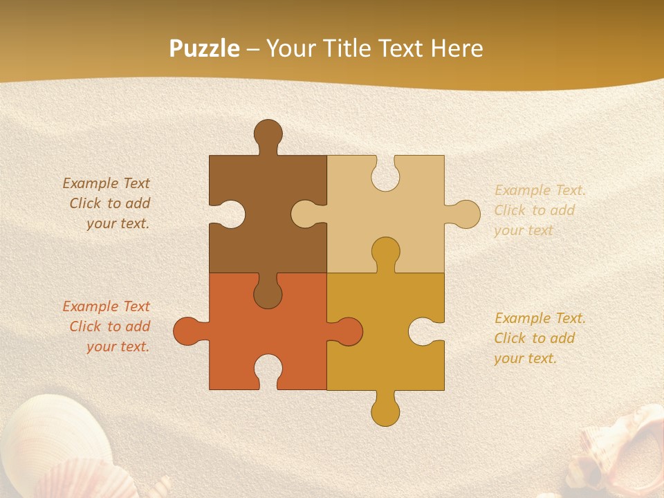 Sand Shells PowerPoint Template