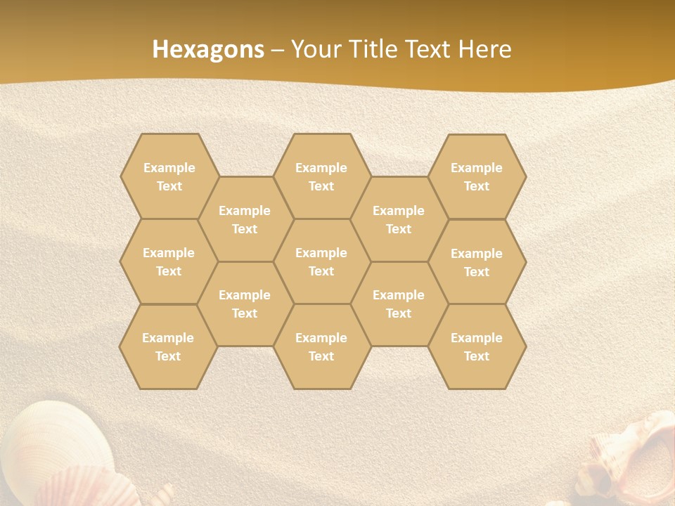 Sand Shells PowerPoint Template