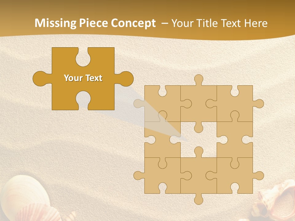 Sand Shells PowerPoint Template