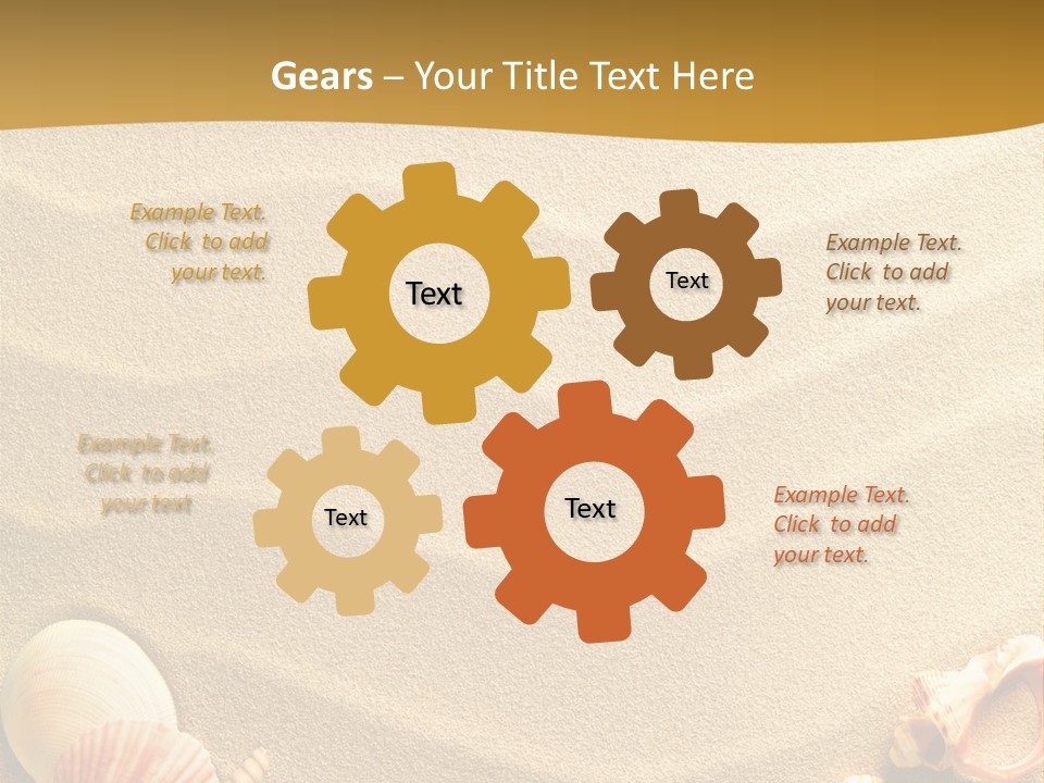 Sand Shells PowerPoint Template