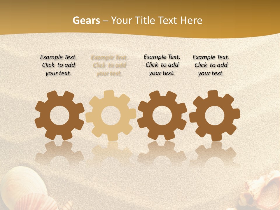 Sand Shells PowerPoint Template