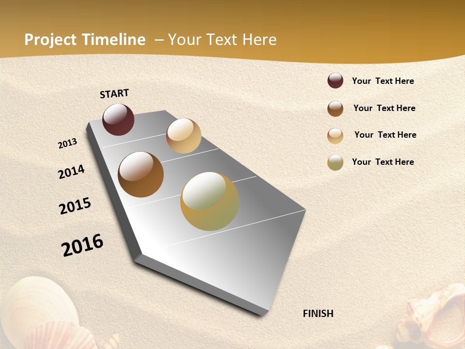 Sand Shells PowerPoint Template