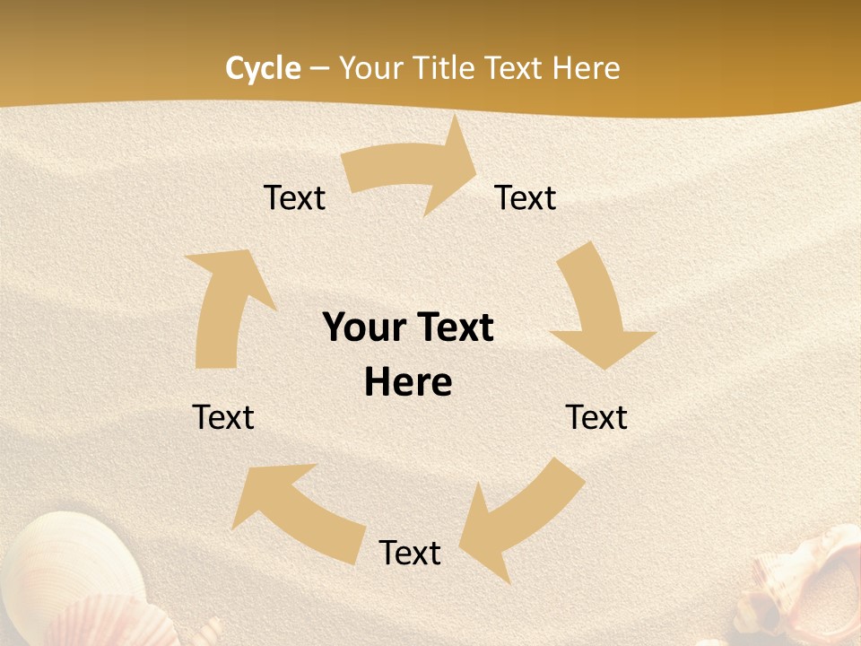 Sand Shells PowerPoint Template