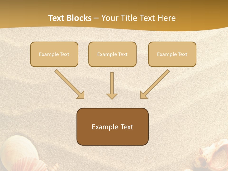 Sand Shells PowerPoint Template