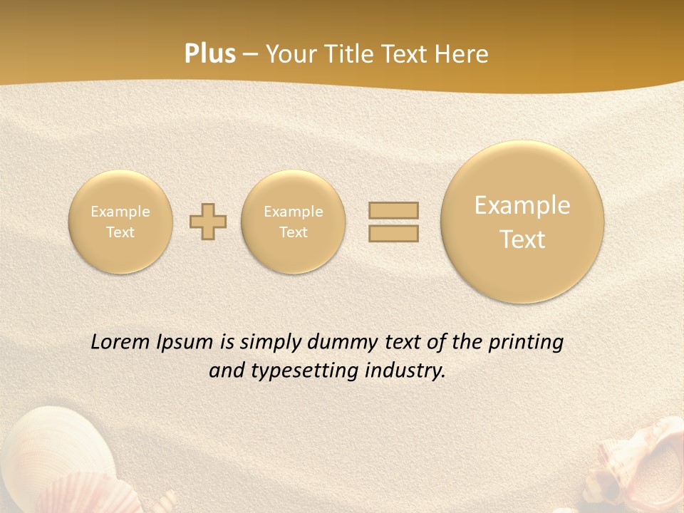 Sand Shells PowerPoint Template