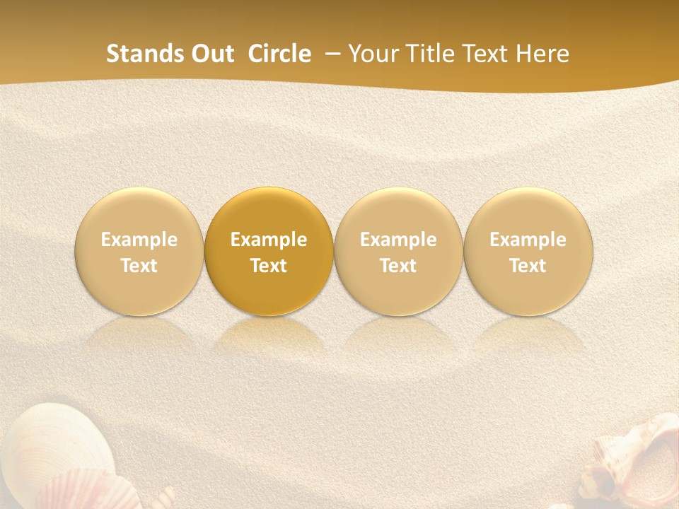 Sand Shells PowerPoint Template