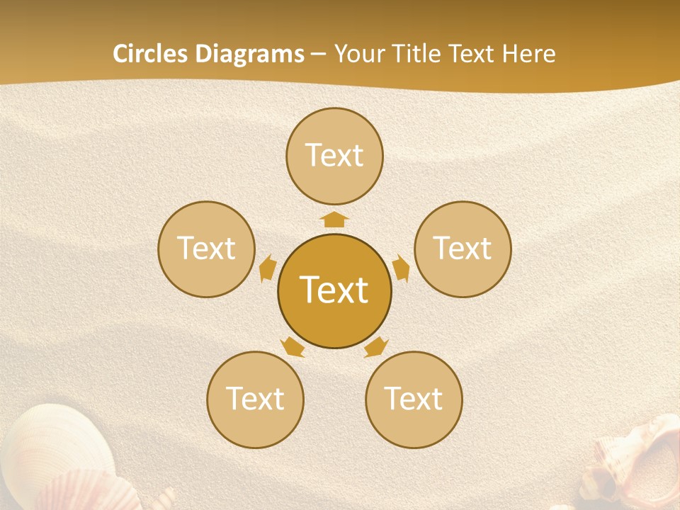 Sand Shells PowerPoint Template