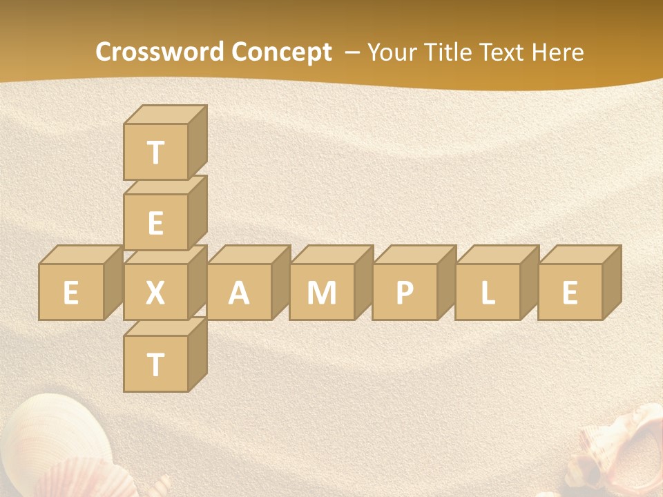 Sand Shells PowerPoint Template