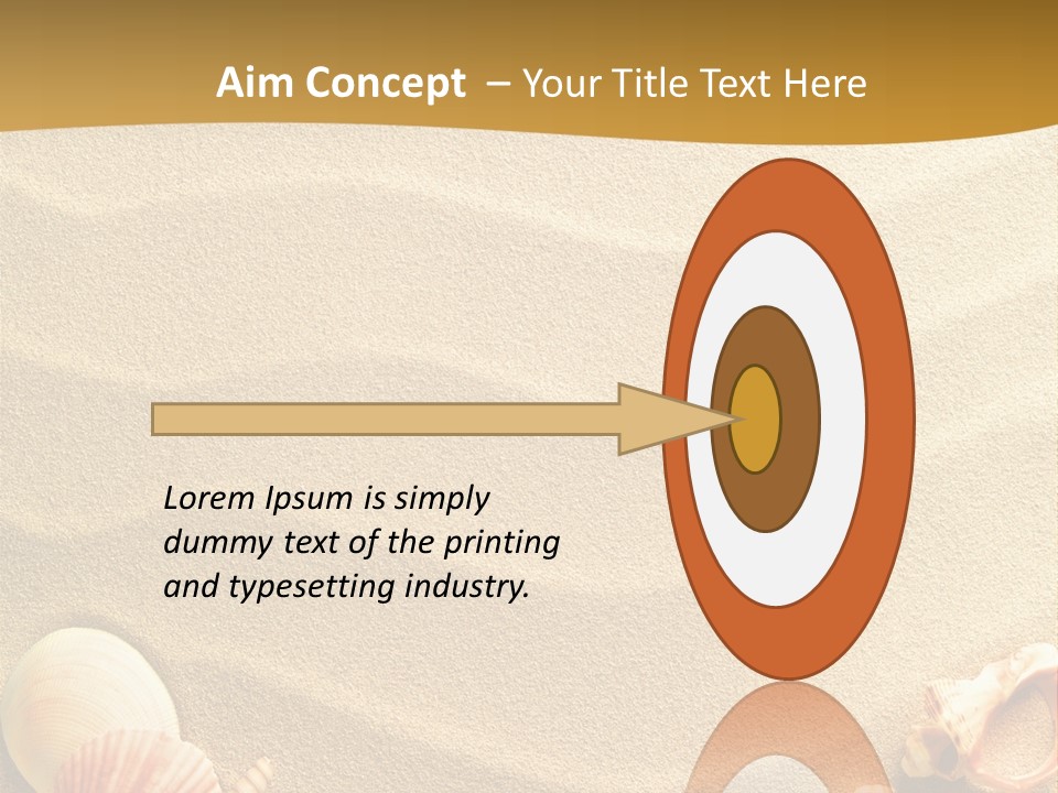 Sand Shells PowerPoint Template