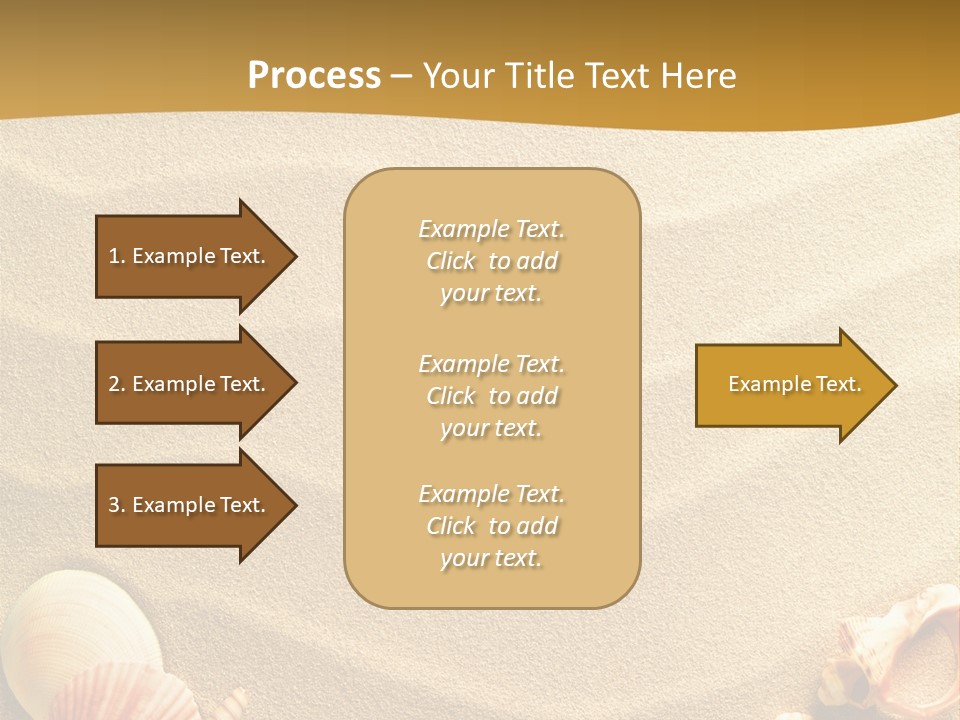 Sand Shells PowerPoint Template