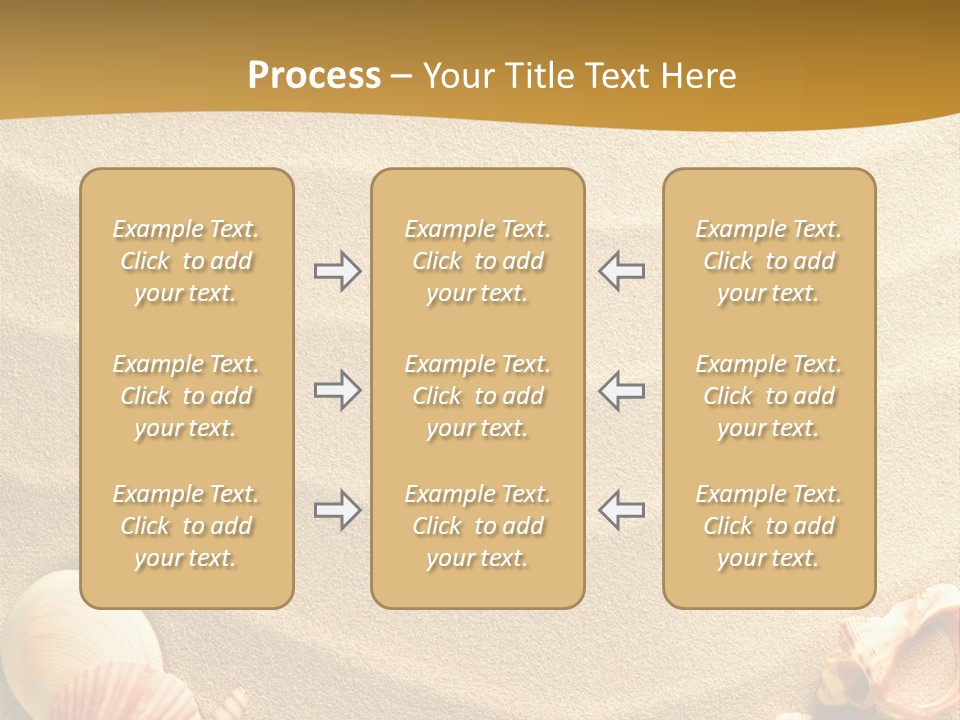 Sand Shells PowerPoint Template