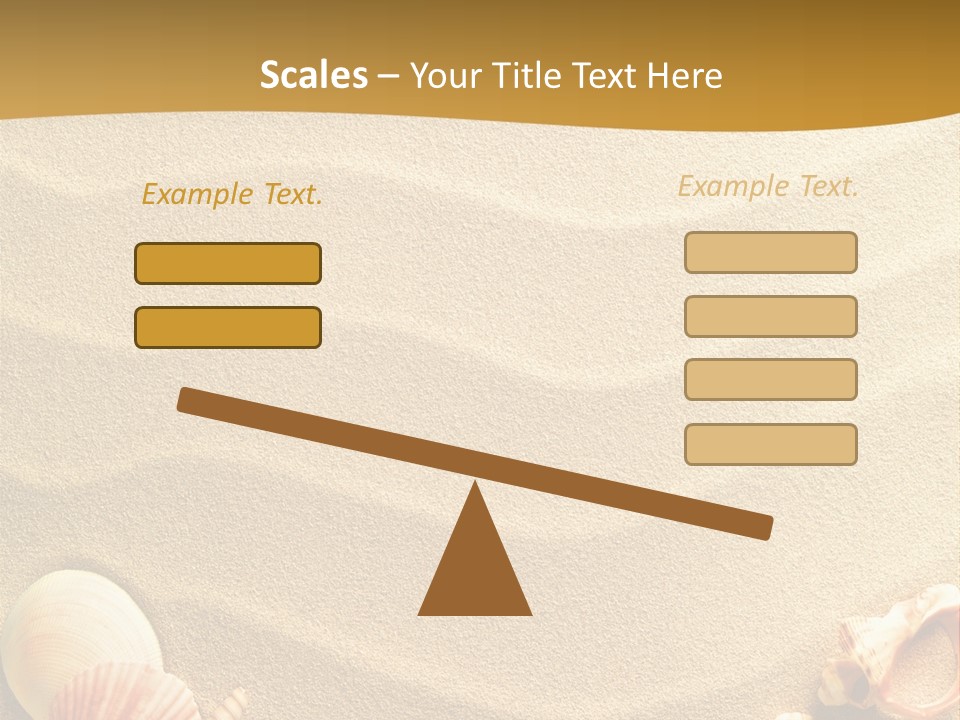 Sand Shells PowerPoint Template