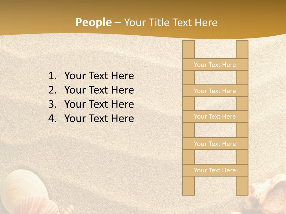 Sand Shells PowerPoint Template